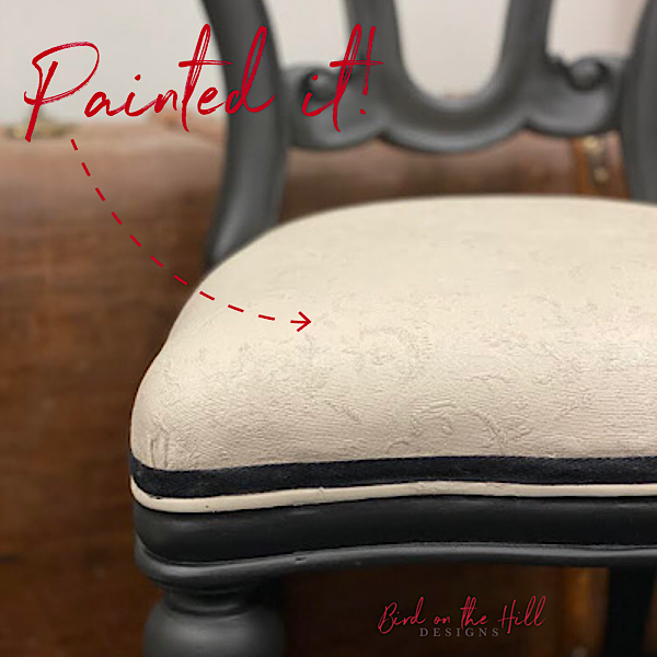 Paint-on-Fabric-with-Vintage-Bird-Furniture-Paint