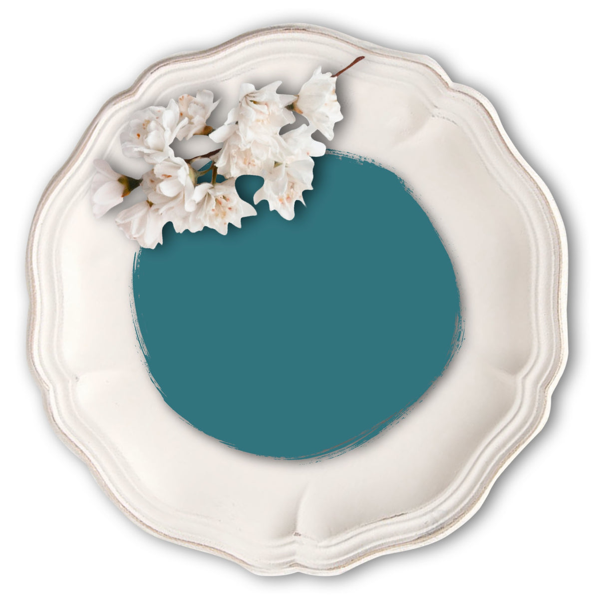 Ele&#39;s-Teal-Vintage-Bird-Furniture-Paint