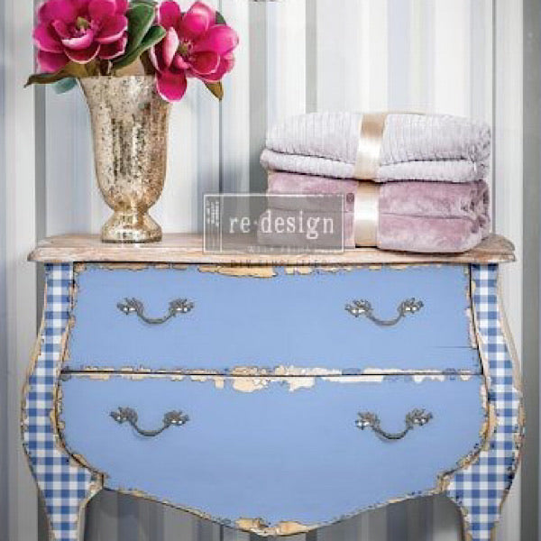 Redesign Decor Transfer -Gingham and Stripes - Bird on the Hill Designs