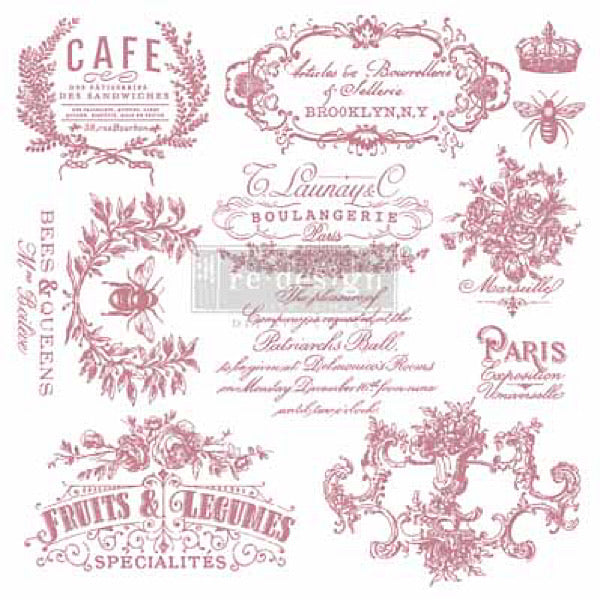 Re-Design Clearly Aligned Decor Stamps - I See Paris