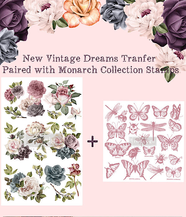 Re-Design Clearly Aligned Decor Stamps -  Monarch Collection