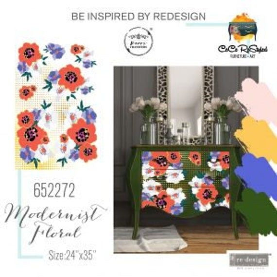 Redesign-Decor-Transfer-Modernist-Floral-available-at-Bird-on-the-Hill-Designs